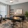 s study office with a large window