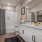 Spacious well-lit bathrooms