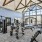 spacious and bright gym
